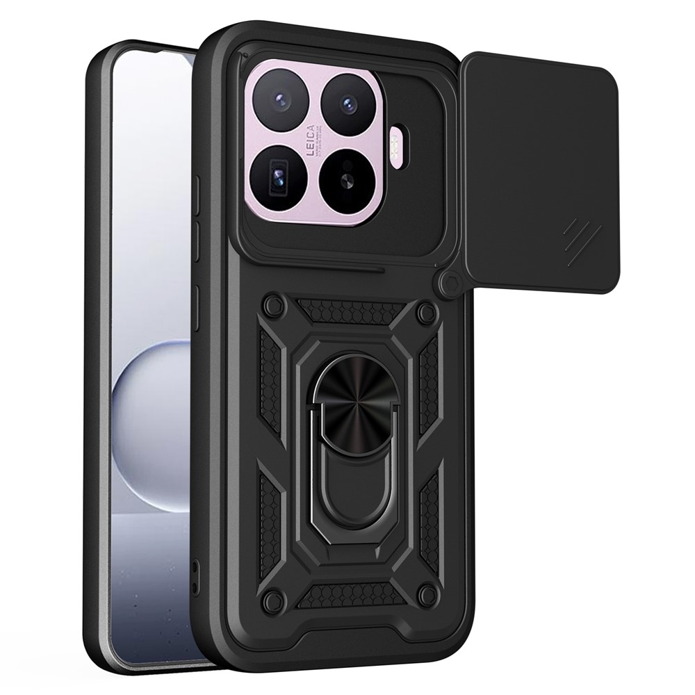 Csúszásálló tok a Xiaomi 17T mobiltelefonhoz – fekete