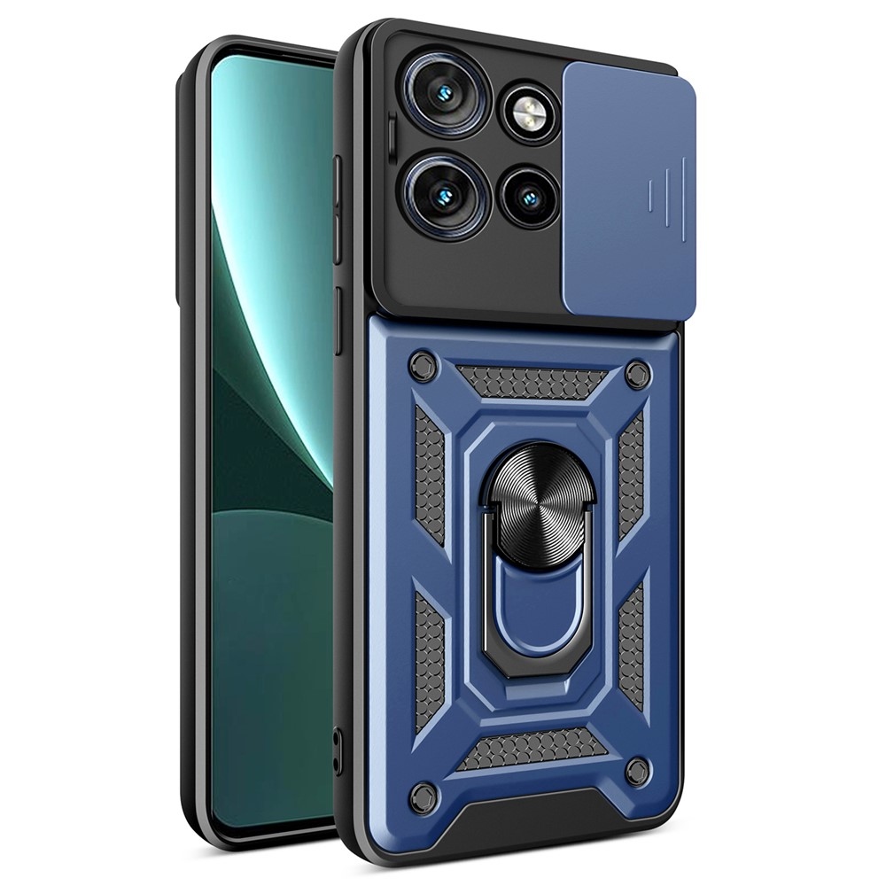 Csúszásálló borítás Motorola Edge 50 Neo 5G készülékhez - kék