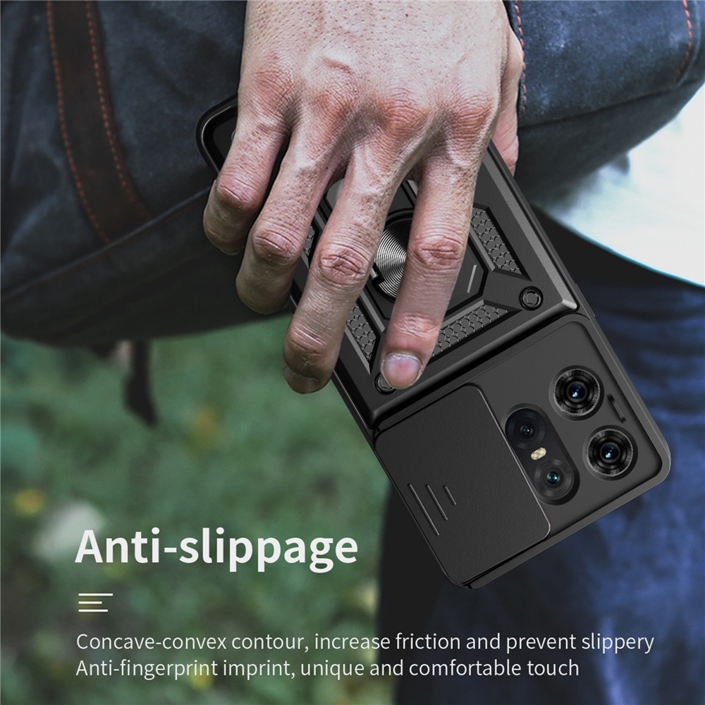 Csúszásálló borítás a Motorola Edge 50 Pro 5G készülékhez - fekete