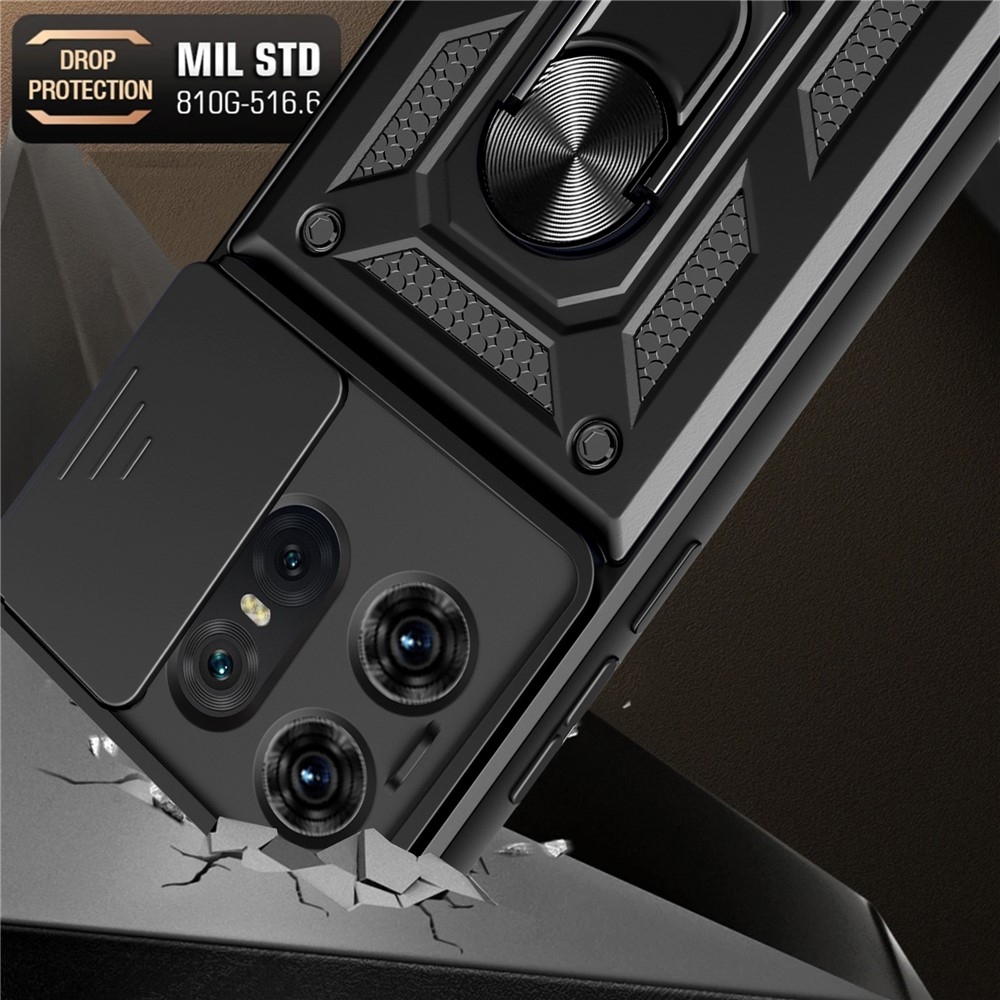 Csúszásálló borítás a Motorola Edge 50 Pro 5G készülékhez - fekete