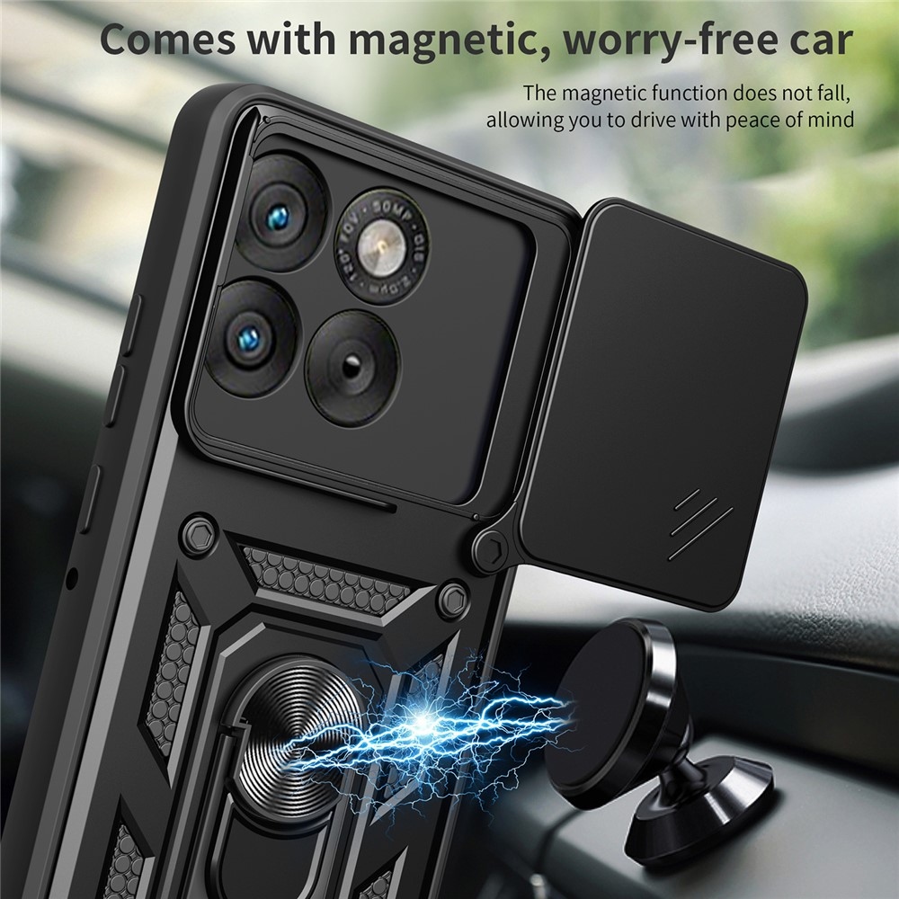 Csúszásálló borítás a Motorola Edge 70 5G készülékhez - fekete