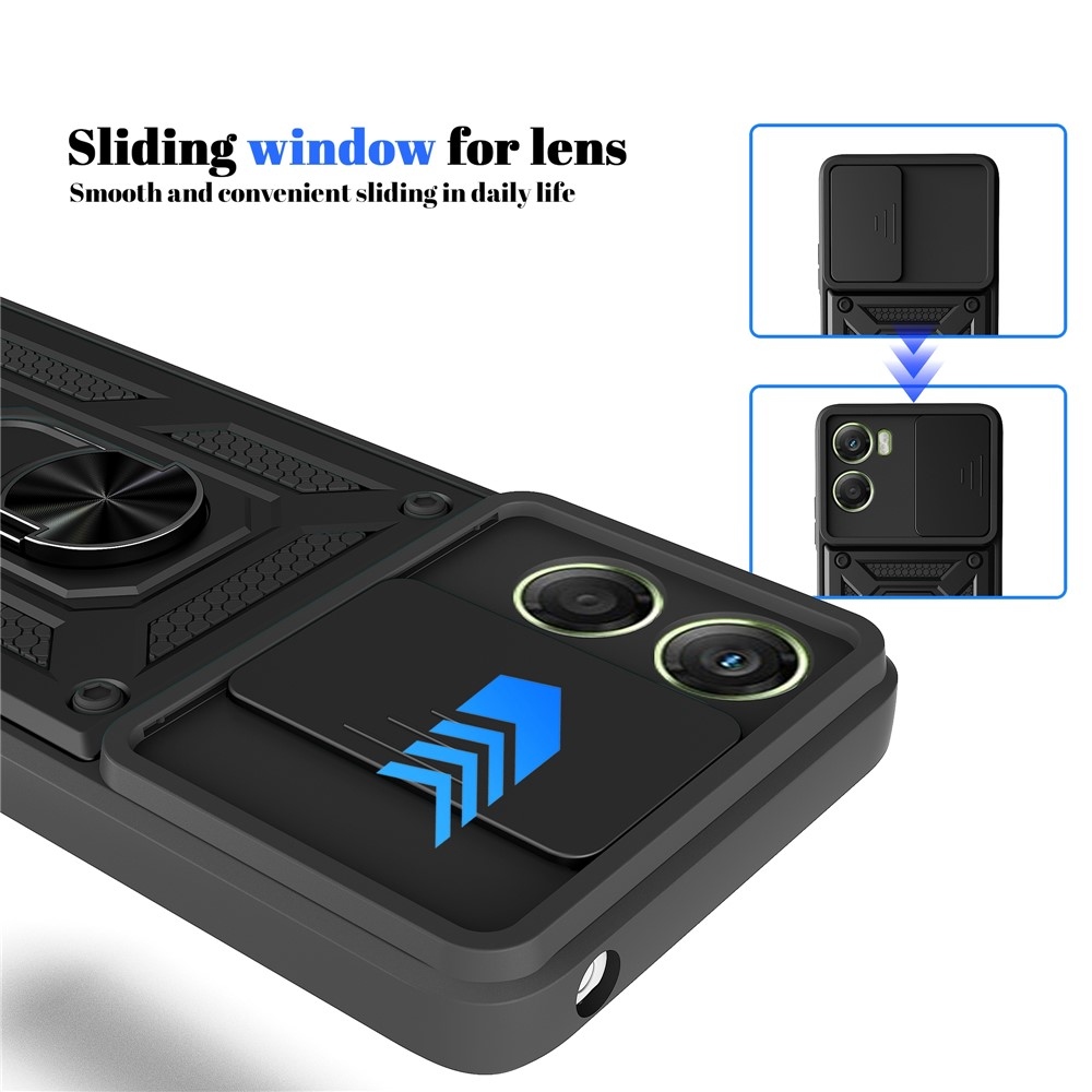 Csúszásálló borítás Motorola Moto G06/G06 Power készülékhez - fekete