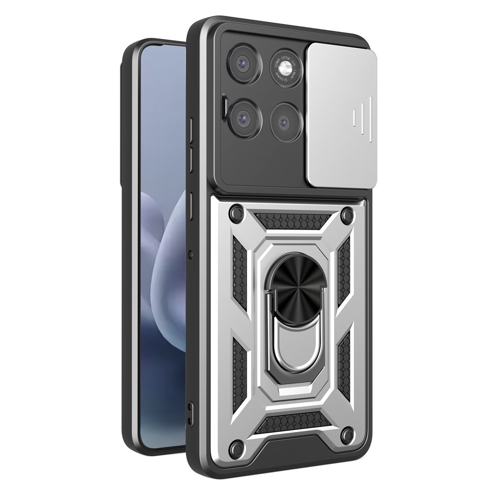 Csúszásálló tok a Motorola Moto G86 Power 5G-hez – ezüst