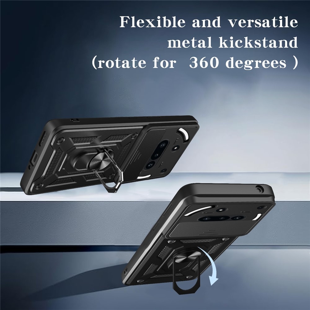 Tartós csúszásbiztos borító Nothing Phone (3a) készülékhez - fekete