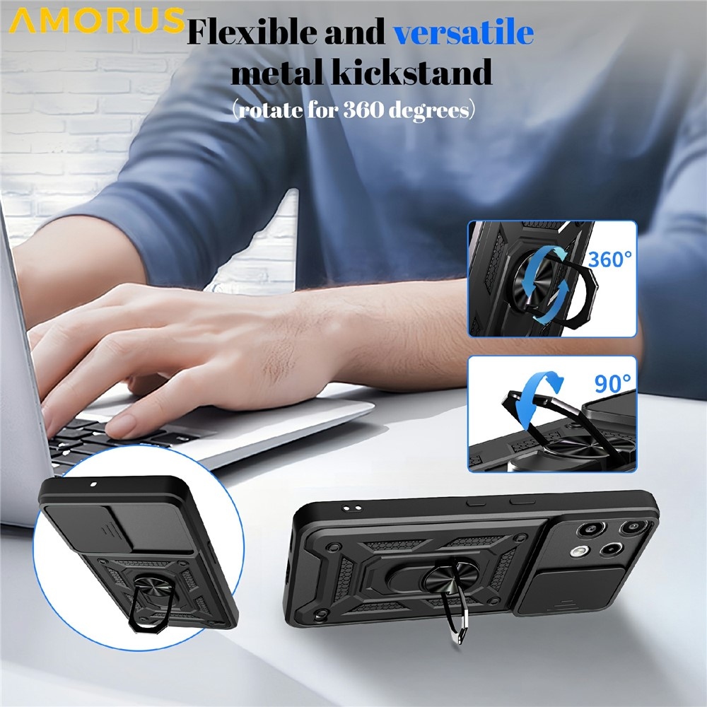 Tartós csúszóborítás Nothing Phone (3a) Lite 5G készülékhez - fekete