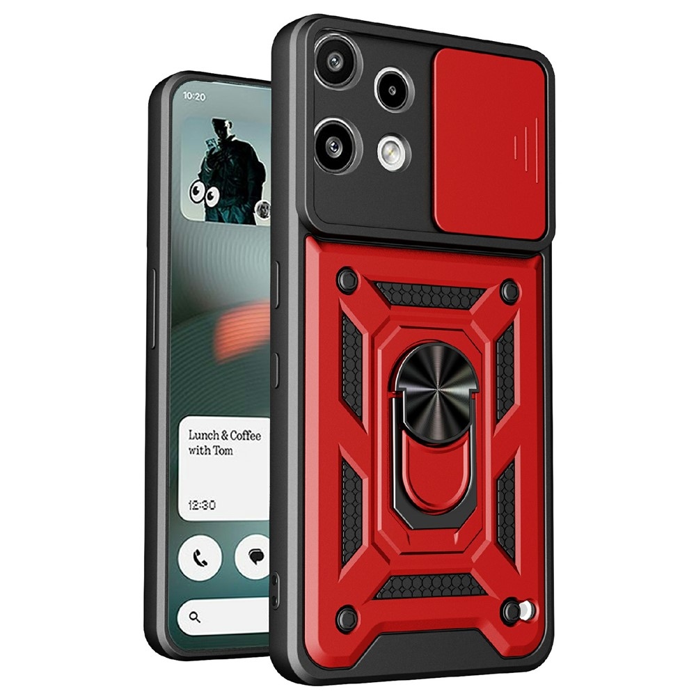 Tartós csúszóborítás a Nothing Phone (3a) Lite 5G készülékhez - piros színű