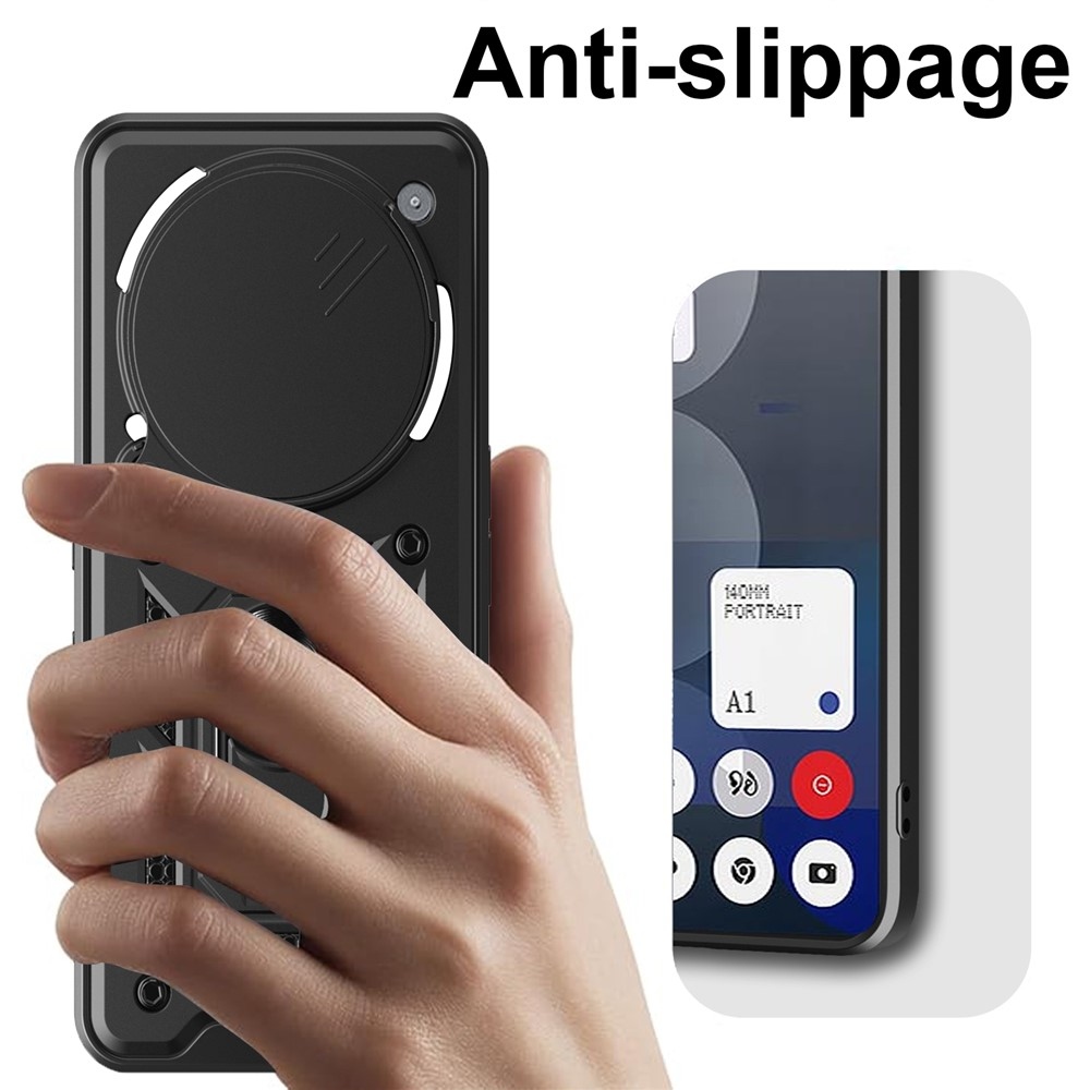 Slide tartós borító a Nothing Phone (3a) Pro készülékhez - Fekete