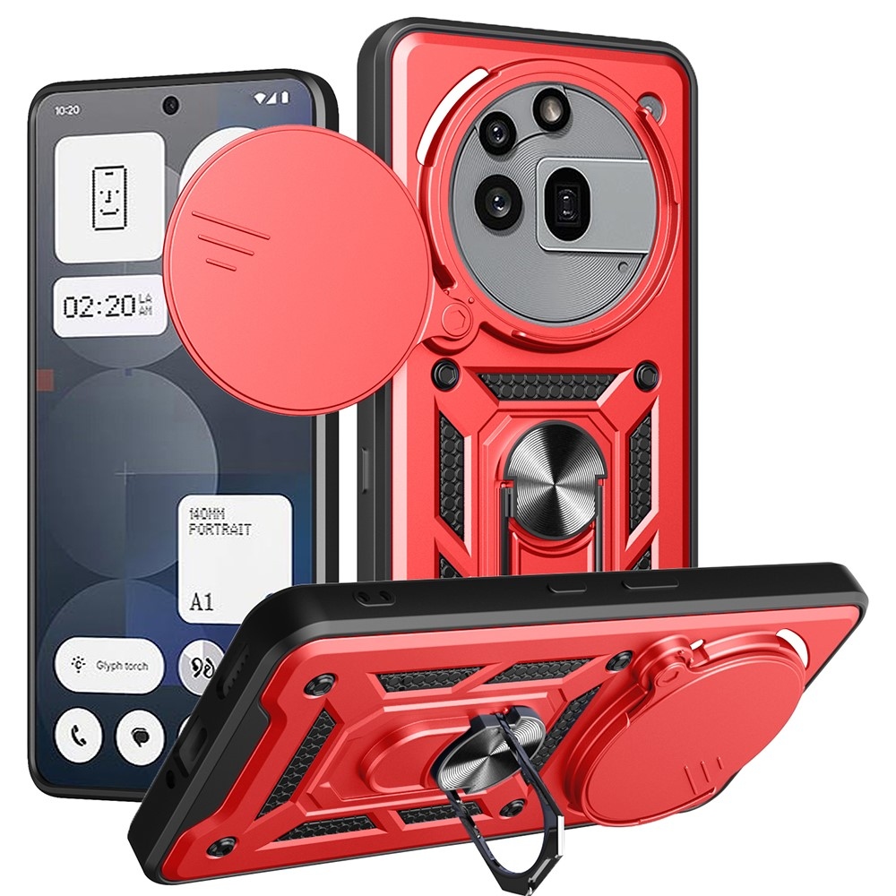 Csúszásálló borítás Nothing Phone (3a) Pro készülékhez - piros
