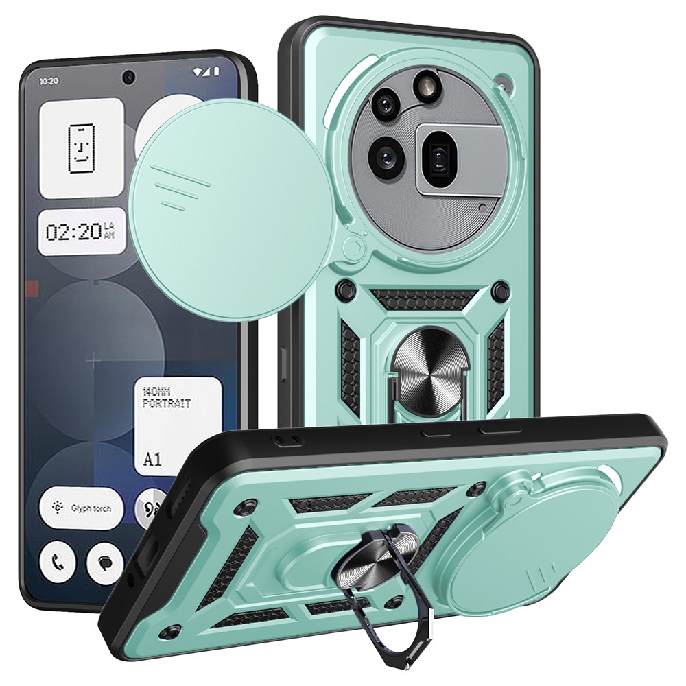 Tartós csúszóborítás a Nothing Phone (3a) Pro készülékhez - zöld színű