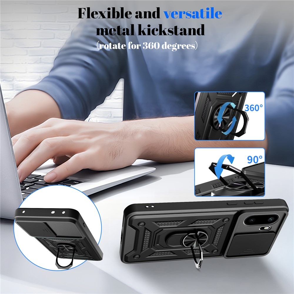 Csúszásálló borítás a OnePlus 15R 5G készülékhez - fekete