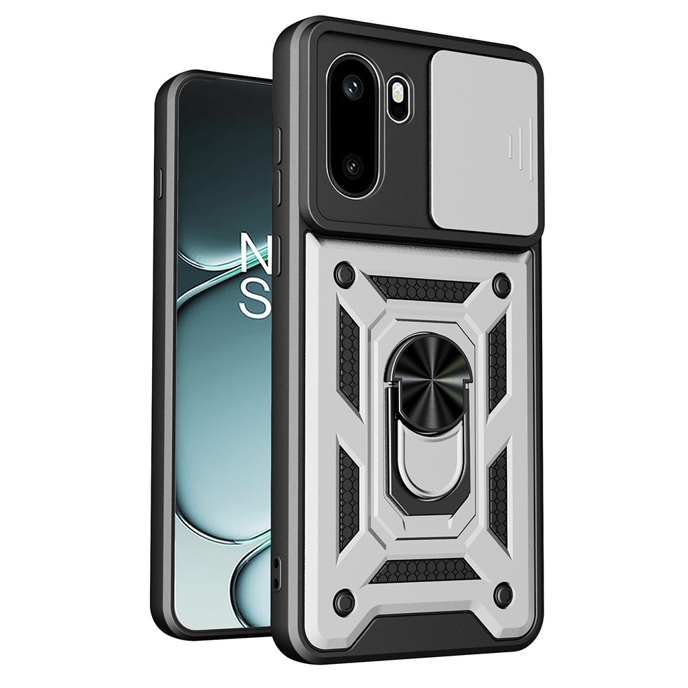 Csúszásálló borítás a OnePlus 15R 5G-n - ezüst színű