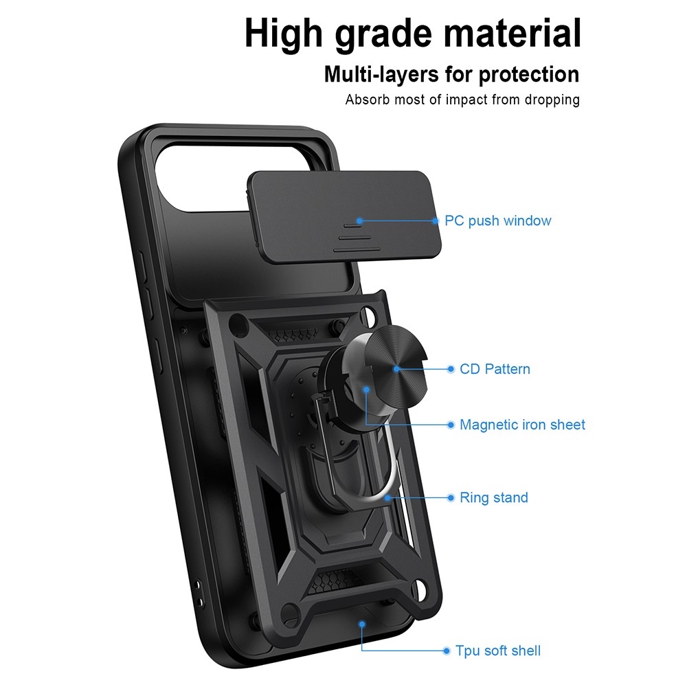 Csúszásálló tok a Realme 16 5G-hez – fekete