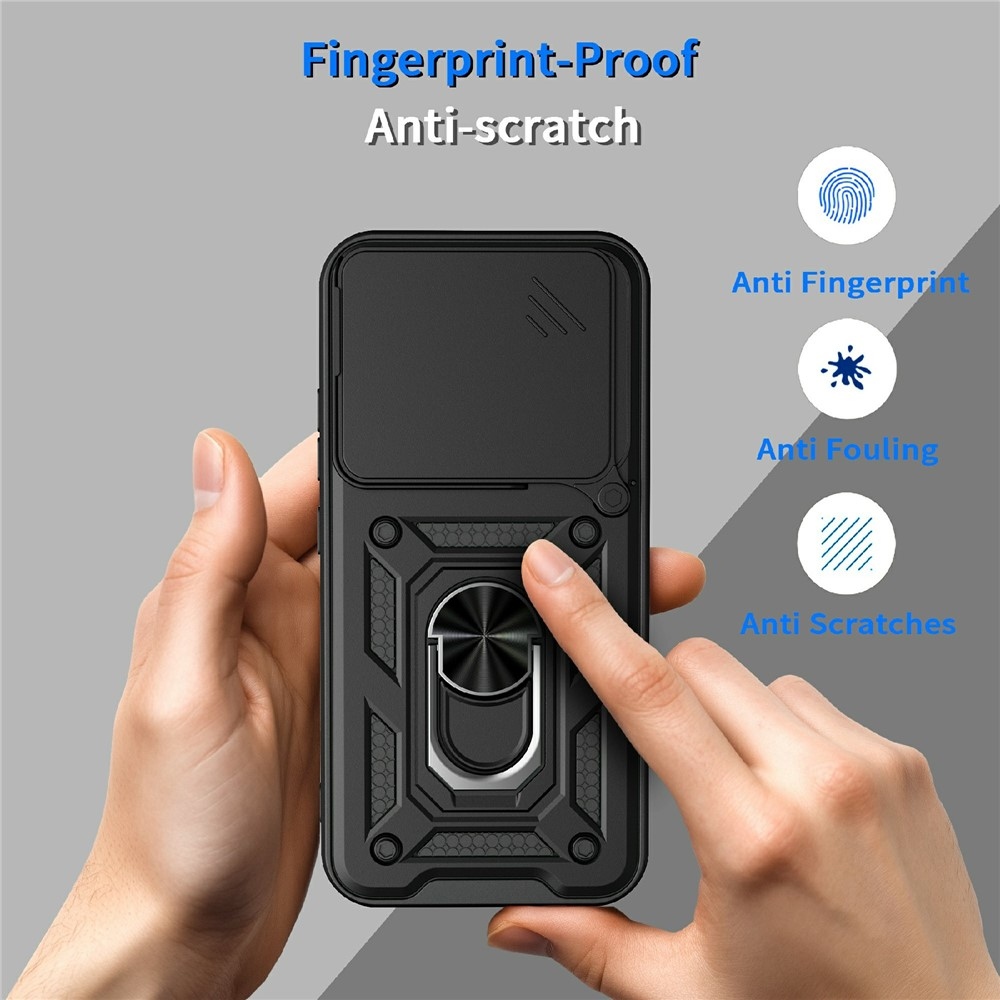 Csúszásálló borítás a Realme 16 Pro+ 5G készülékhez - fekete
