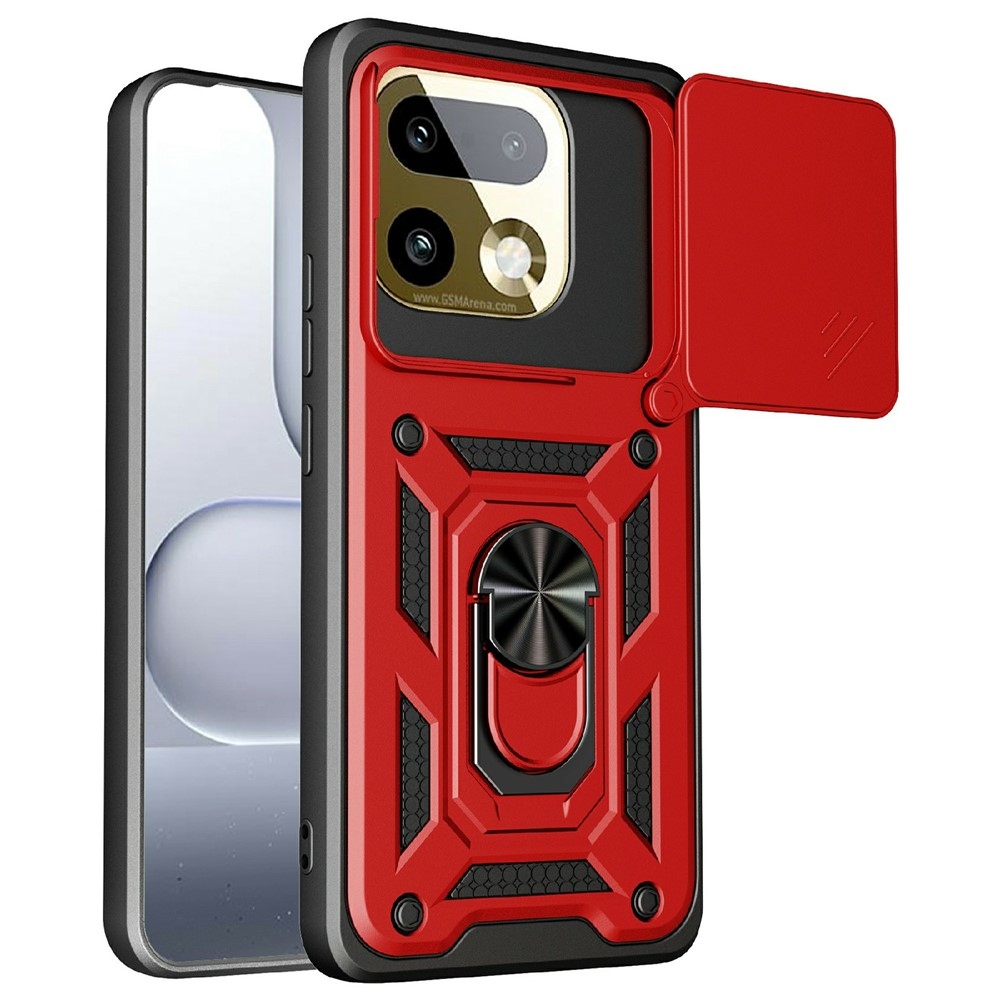 Csúszásálló borítás a Realme 16 Pro+ 5G készülékhez - piros