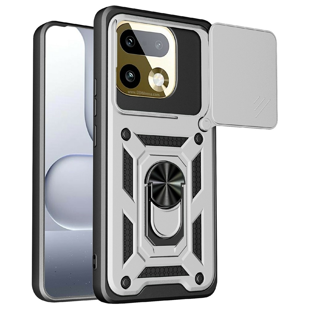 Csúszásálló borítás a Realme 16 Pro+ 5G készülékhez - ezüst