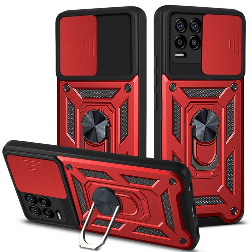 Csúszásgátló tok a Realme 8/8 Pro-hoz – piros