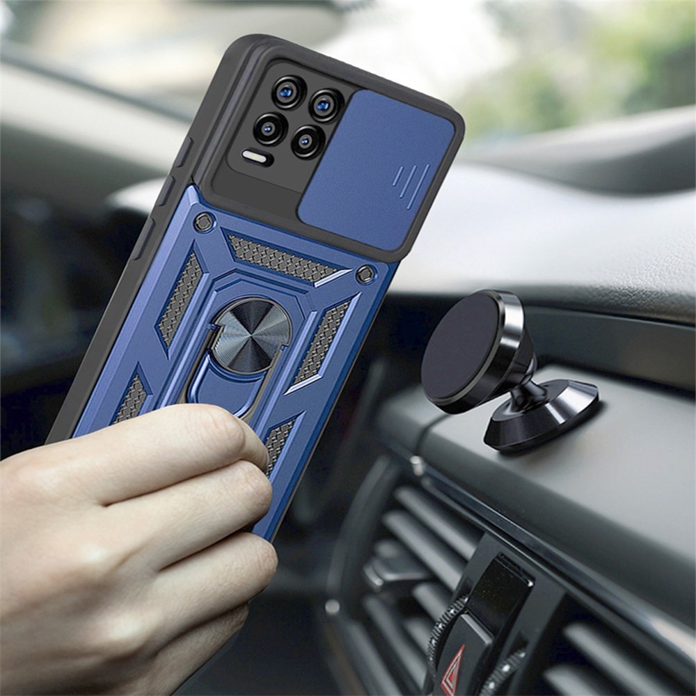 Csúszásgátló tok a Realme 8/8 Pro-hoz – kék