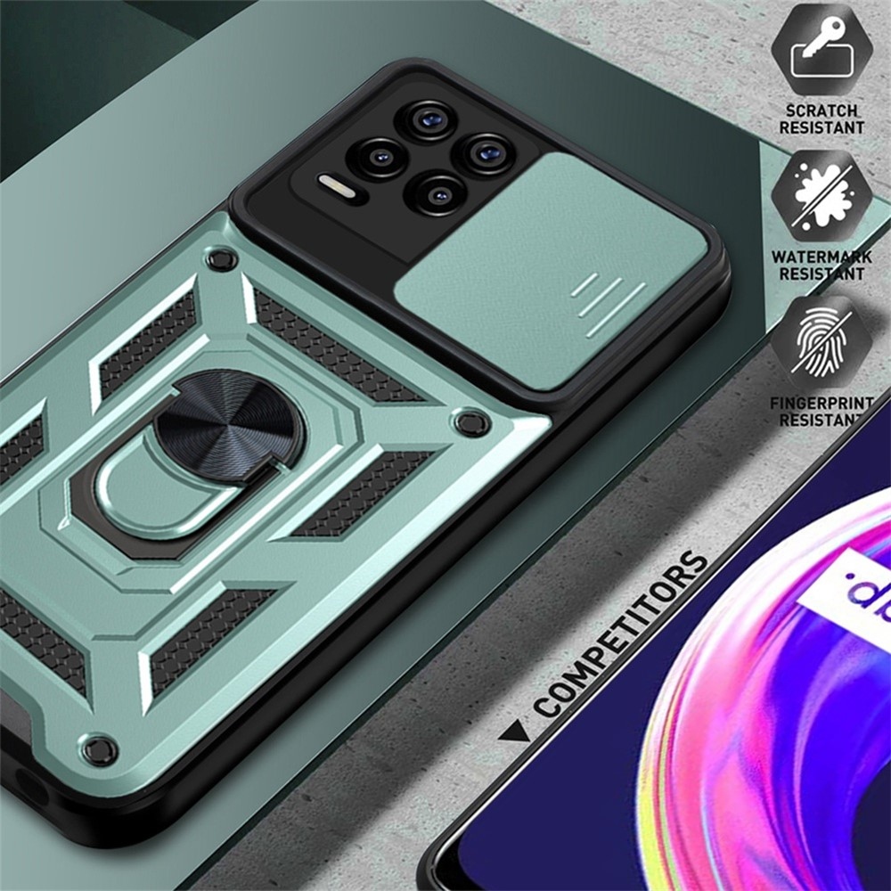 Csúszásgátló tok a Realme 8/8 Pro-hoz – zöld