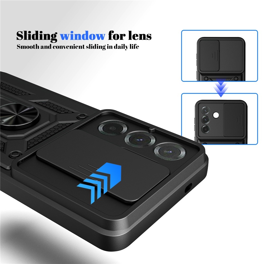 Csúszásálló borítás Samsung Galaxy A37 5G készülékhez - fekete