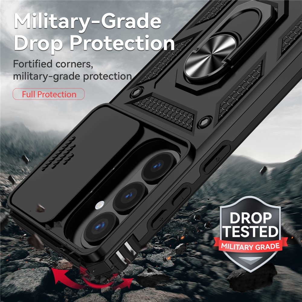 Csúszásálló borítás Samsung Galaxy S26+ készülékhez - fekete