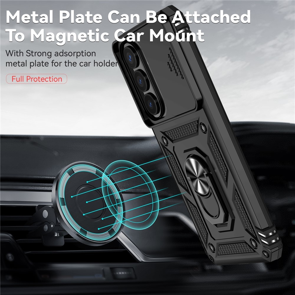 Csúszásálló borítás Samsung Galaxy S26+ készülékhez - fekete