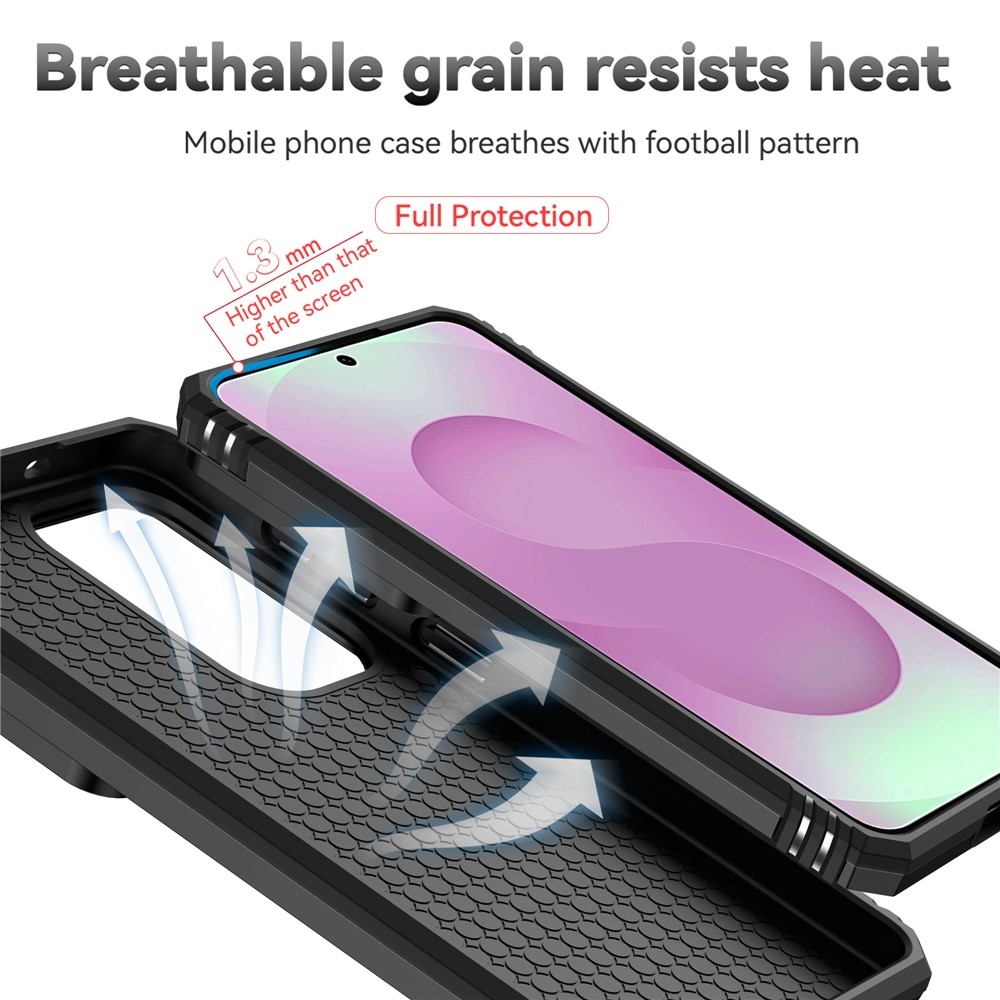 Csúszásálló borítás Samsung Galaxy S26 készülékhez - fekete