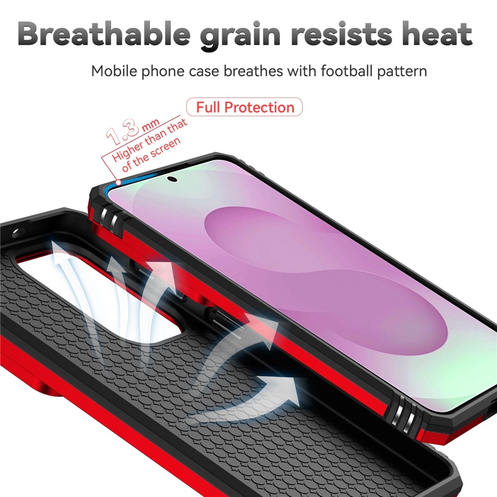 Csúszásálló borítás Samsung Galaxy S26-hoz - piros