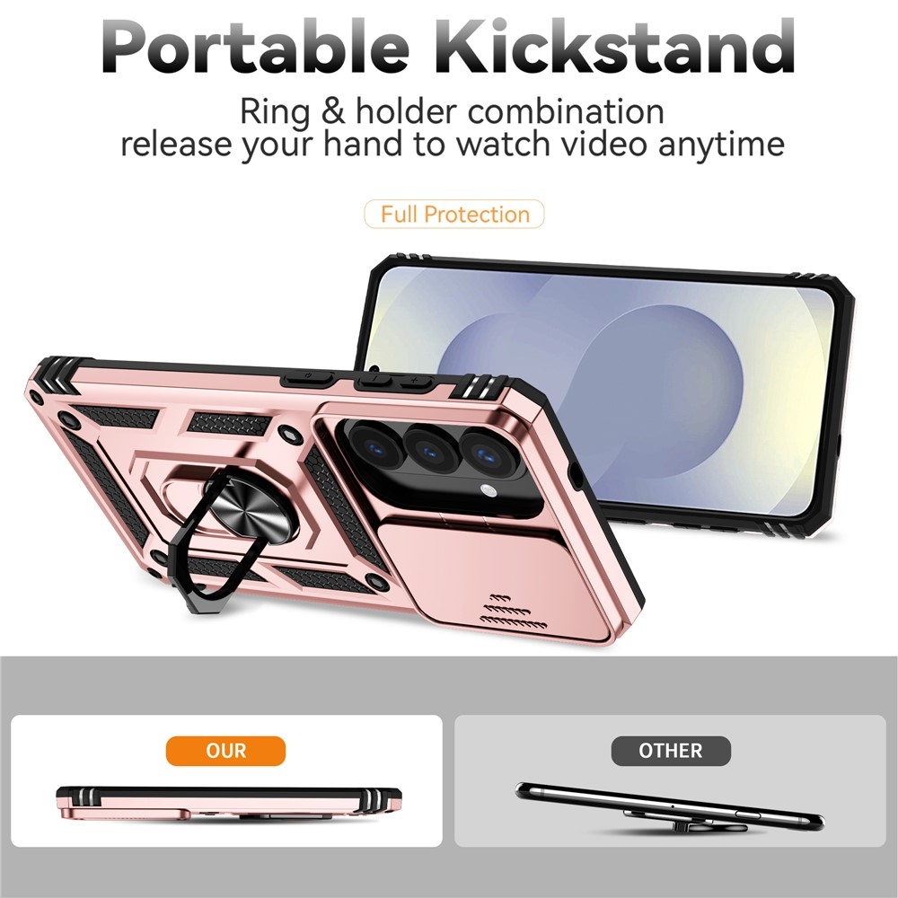 Csúszásálló borító Samsung Galaxy S26+ készülékhez - rózsaarany