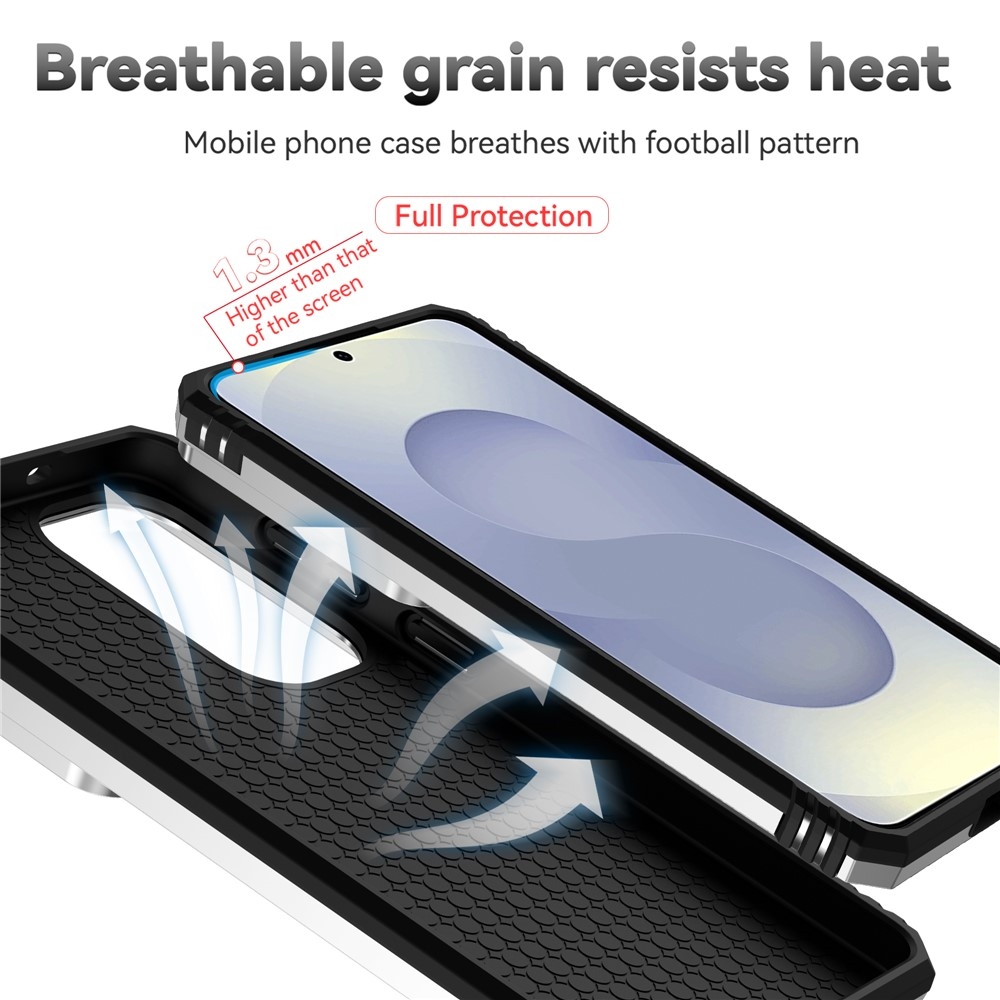 Csúszásálló borítás Samsung Galaxy S26+ készülékhez - ezüst