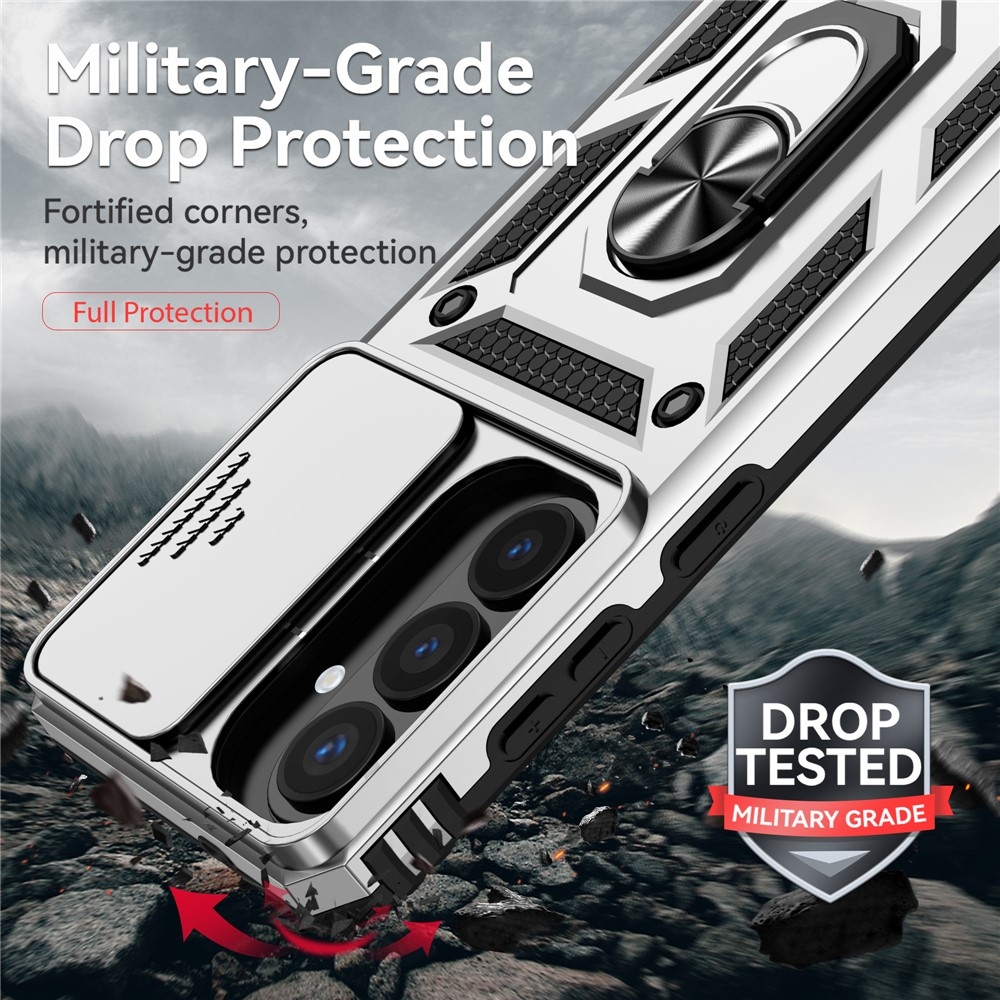 Csúszásálló borítás Samsung Galaxy S26+ készülékhez - ezüst