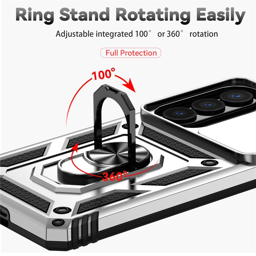 Csúszásálló borítás Samsung Galaxy S26+ készülékhez - ezüst