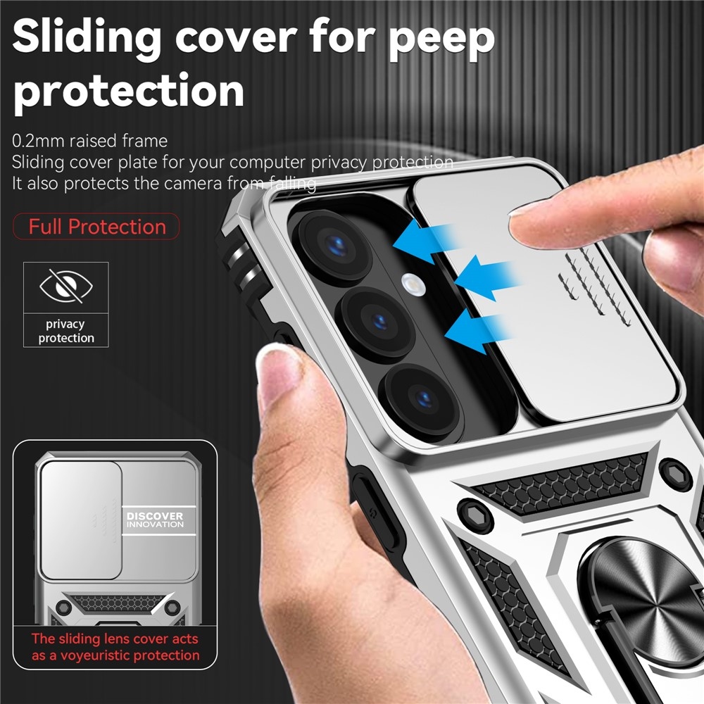 Csúszásálló borítás Samsung Galaxy S26 készülékhez - ezüst