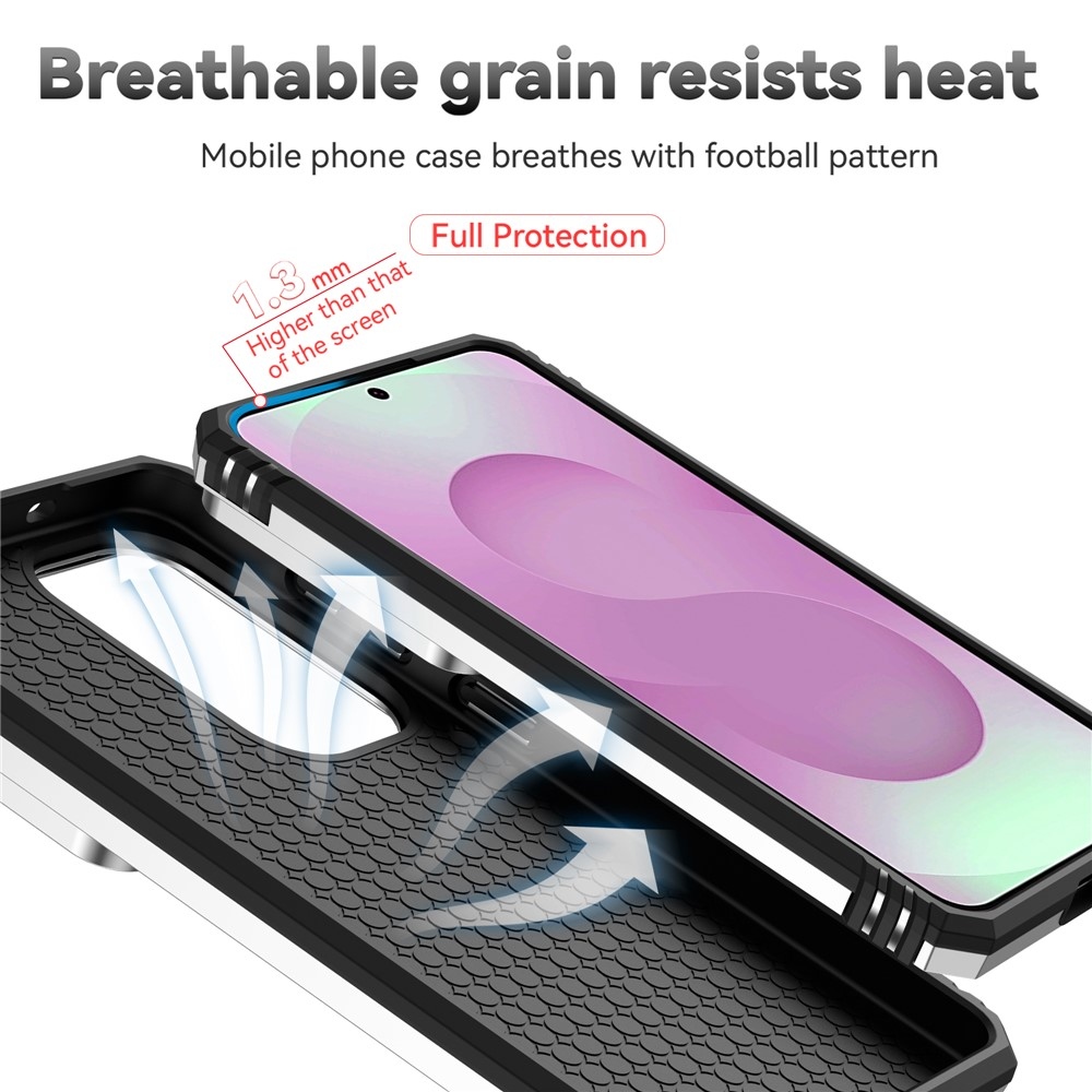 Csúszásálló borítás Samsung Galaxy S26 készülékhez - ezüst