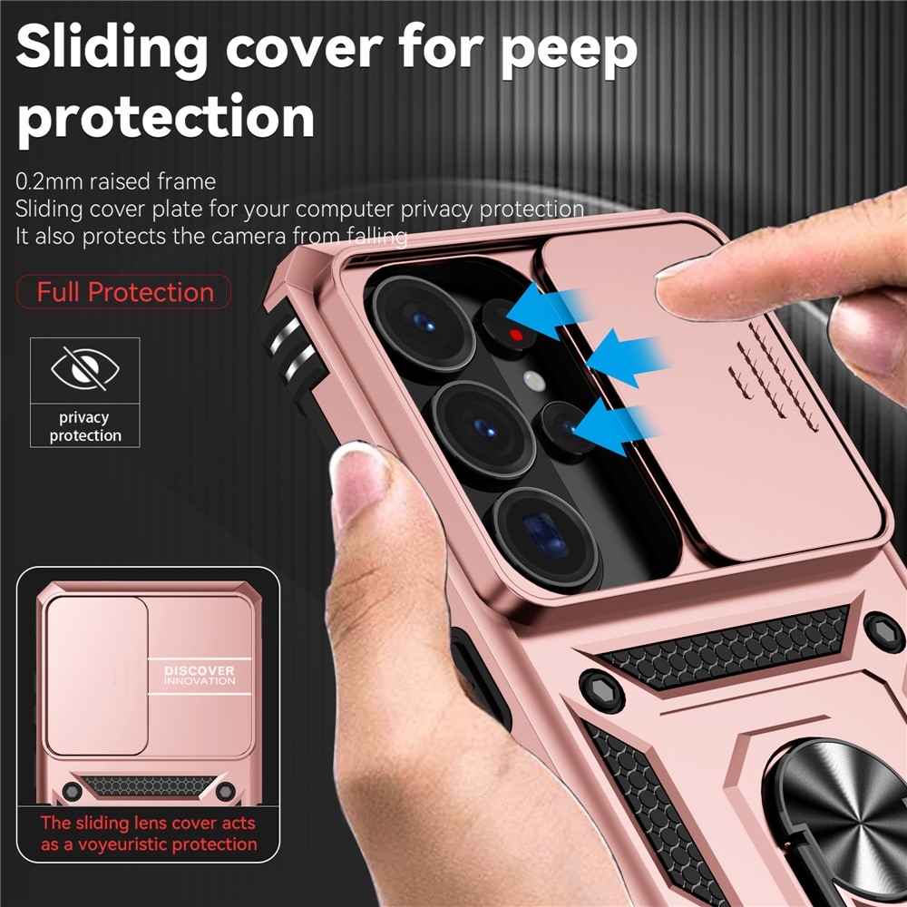 Csúszásálló borítás Samsung Galaxy S26 Ultra készülékhez - rózsaarany