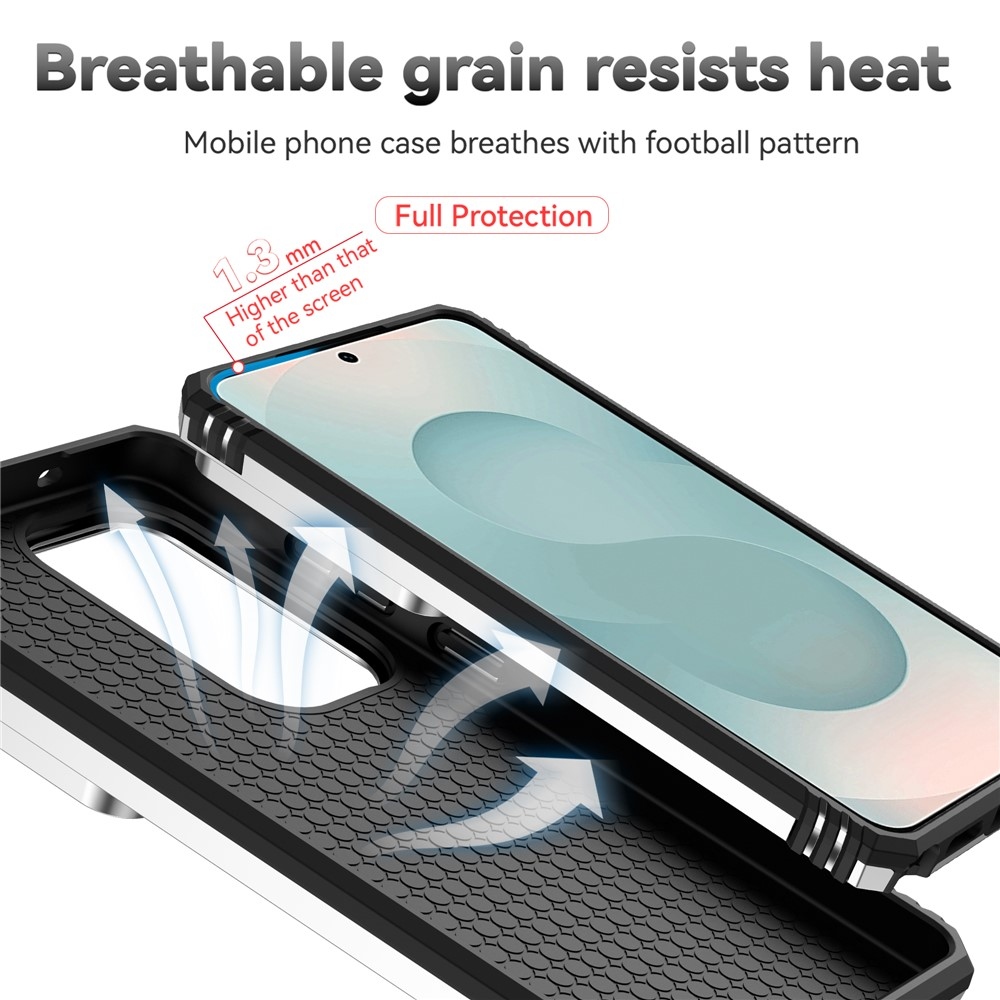 Csúszásálló borítás Samsung Galaxy S26 Ultra készülékhez - ezüst