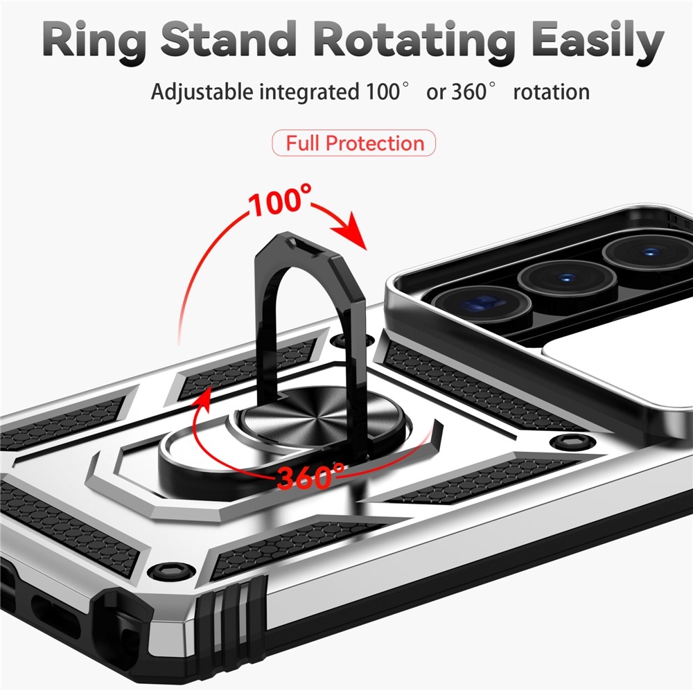 Csúszásálló borítás Samsung Galaxy S26 Ultra készülékhez - ezüst