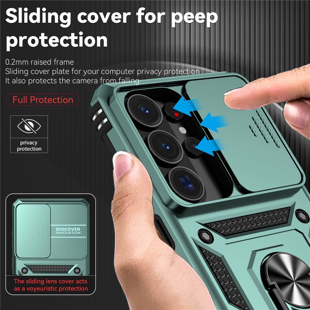 Csúszásálló borítás Samsung Galaxy S26 Ultra készülékhez - zöld