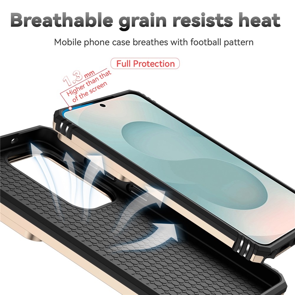 Csúszásálló borítás Samsung Galaxy S26 Ultra készülékhez - arany színű