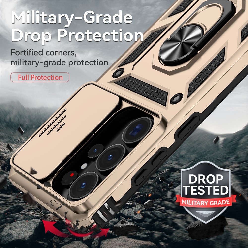 Csúszásálló borítás Samsung Galaxy S26 Ultra készülékhez - arany színű