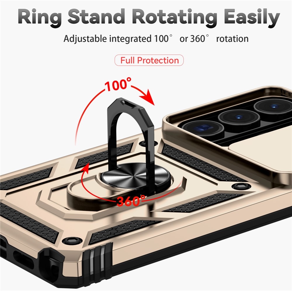 Csúszásálló borítás Samsung Galaxy S26 Ultra készülékhez - arany színű