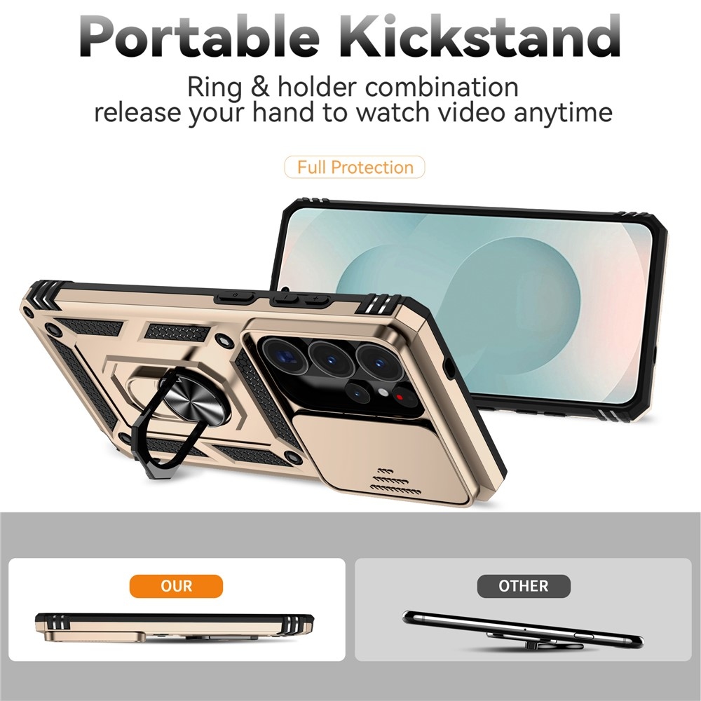 Csúszásálló borítás Samsung Galaxy S26 Ultra készülékhez - arany színű