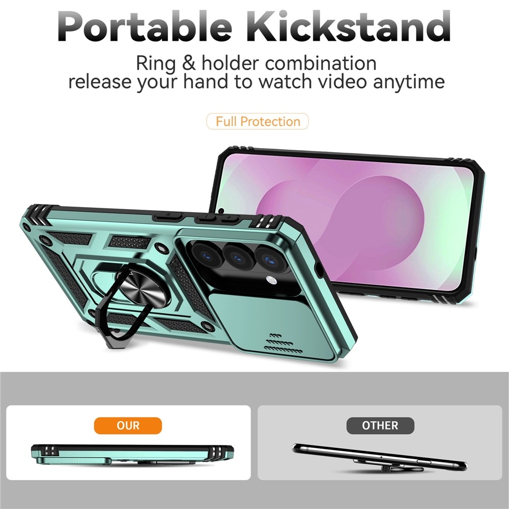 Csúszásálló borítás Samsung Galaxy S26 készülékhez - zöld