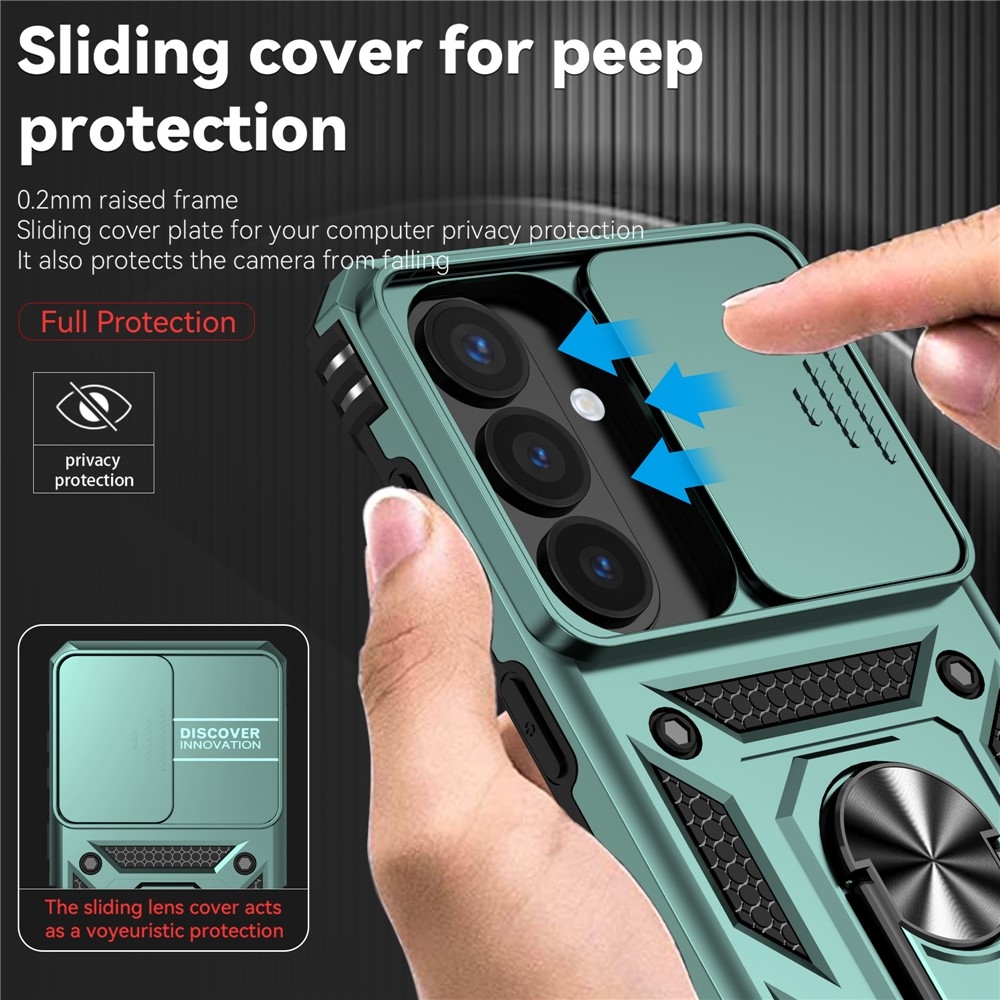 Csúszásálló borítás Samsung Galaxy S26 készülékhez - zöld