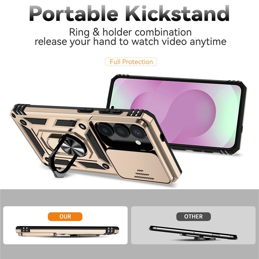 Csúszásálló borítás Samsung Galaxy S26-hoz - arany színű