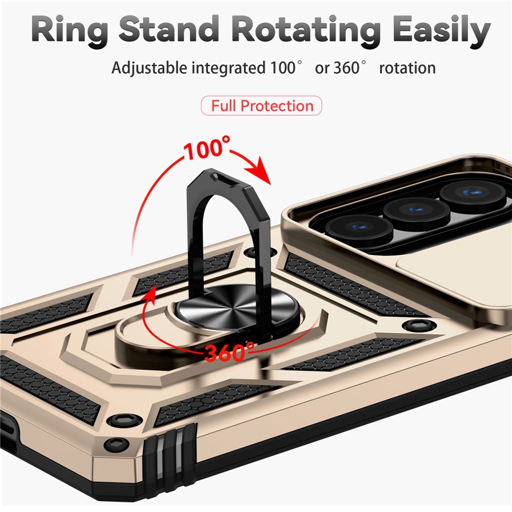 Csúszásálló borítás Samsung Galaxy S26+ készülékhez - arany színű
