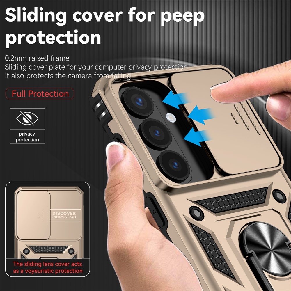 Csúszásálló borítás Samsung Galaxy S26-hoz - arany színű