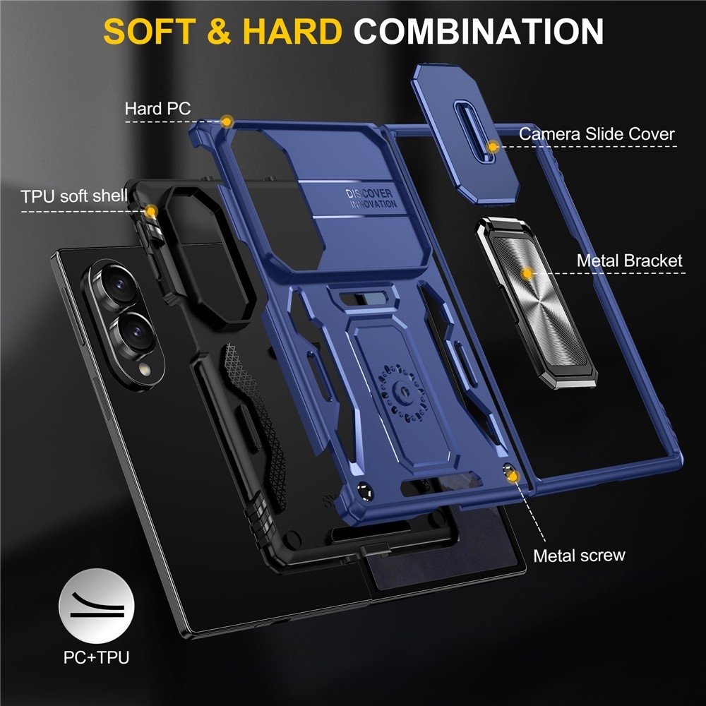 Csúszásálló tok a Samsung Galaxy Z Fold8 5G-hez – kék