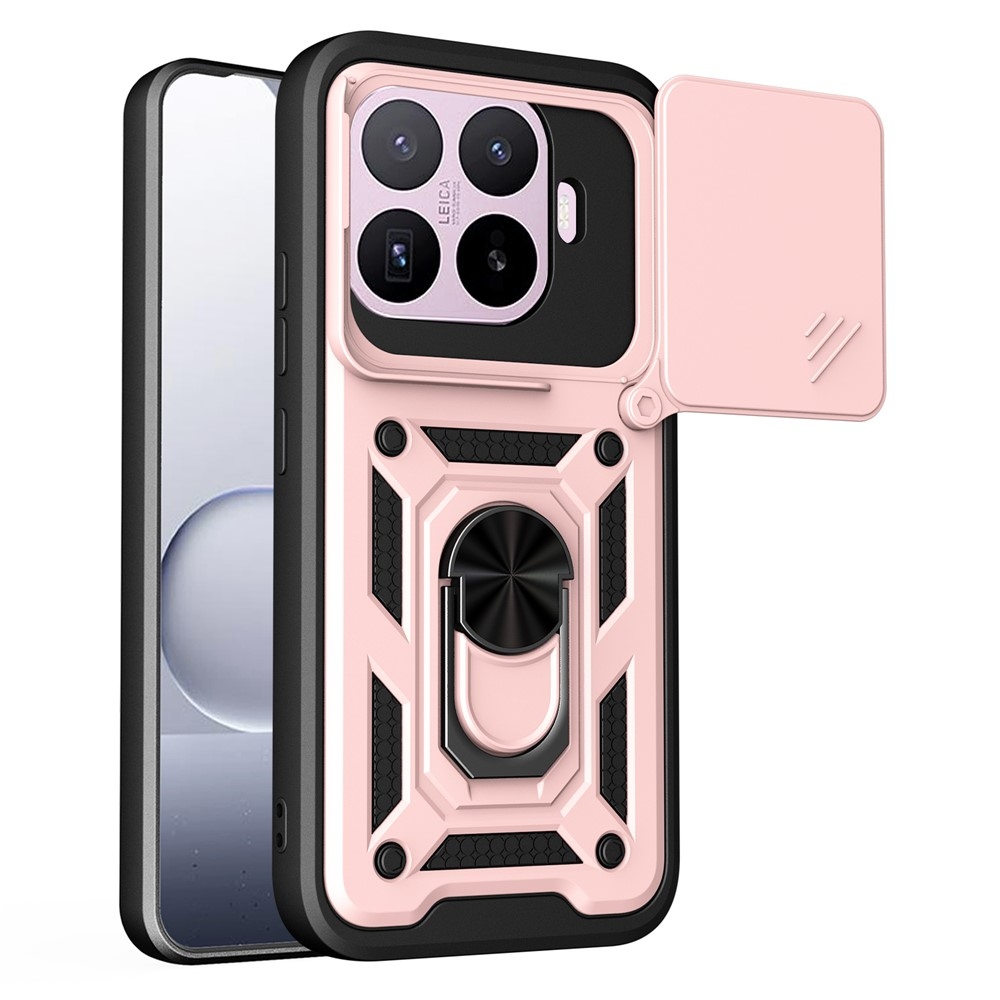 Csúszásgátló tok a Xiaomi 17T Pro-hoz – rózsaszín-arany