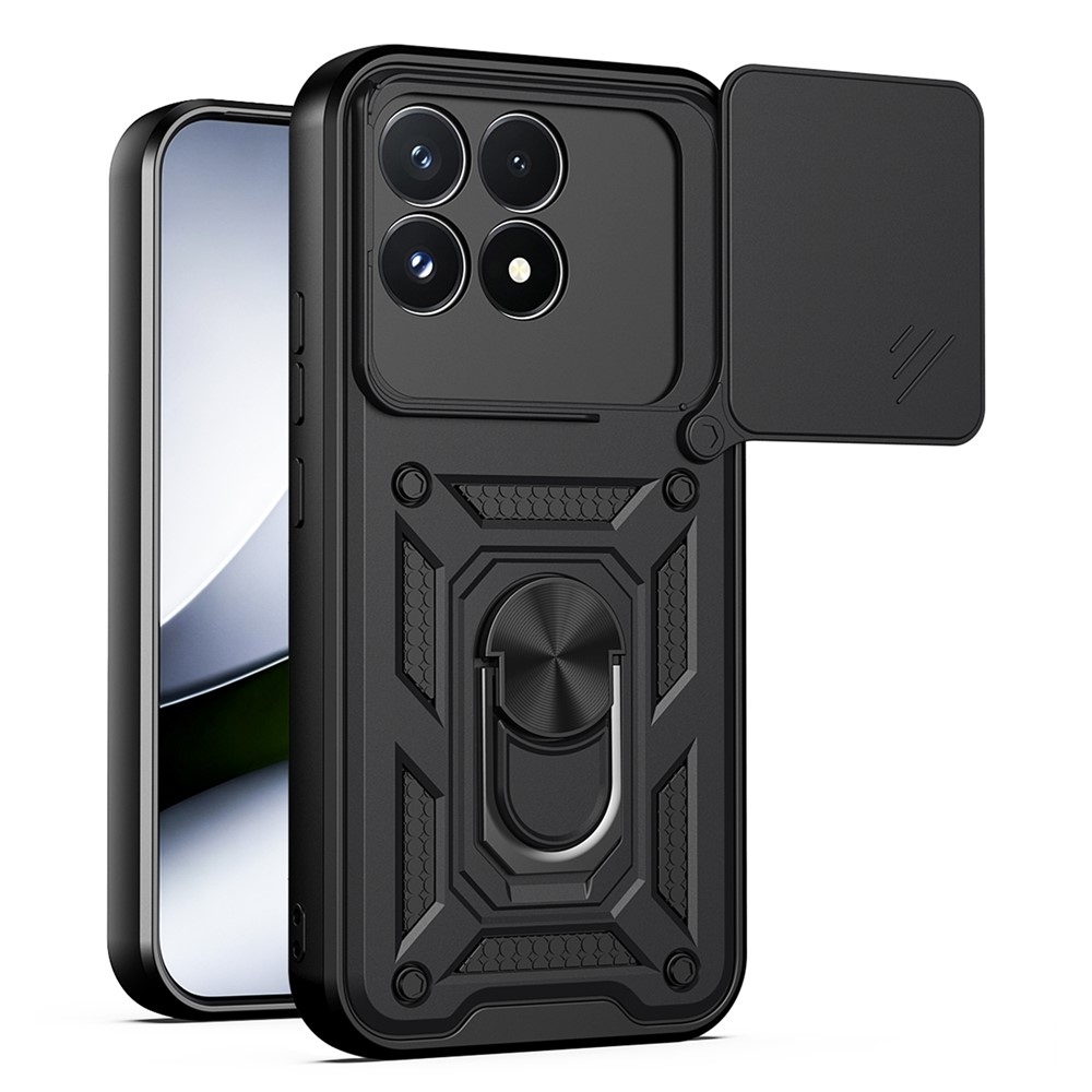 Csúszásgátló tok a Xiaomi Poco F9 Pro 5G-hez – fekete
