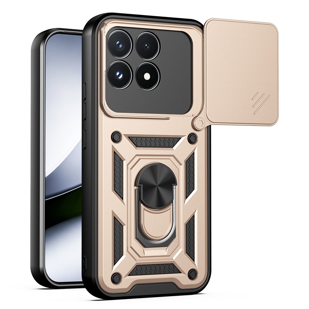 Csúszásálló tok a Xiaomi Poco F9 Pro 5G-hez – arany